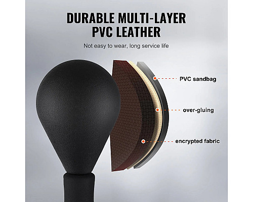 Боксерська груша VEVOR SXQ-1. чорна