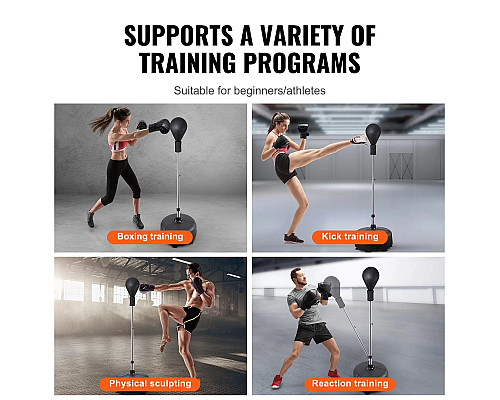 Боксерська груша VEVOR SXQ-1. чорна