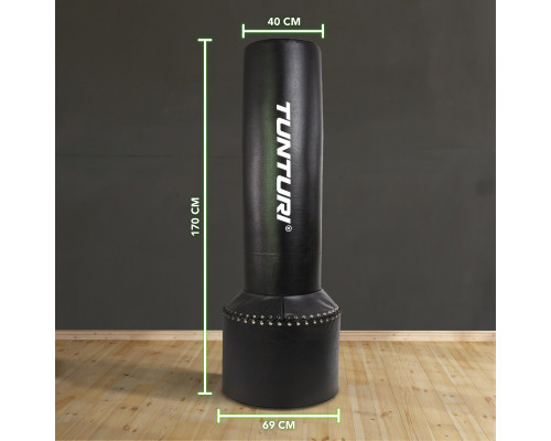 Боксерська груша Tunturi Boxing Bag 170 х 40 см, чорний