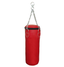 Мішок боксерський KUBISPORT 80 см, червоний