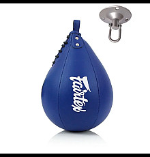Пневмогруша боксерська з кріпленням Fairtex SB1 діаметр 12 см, синя