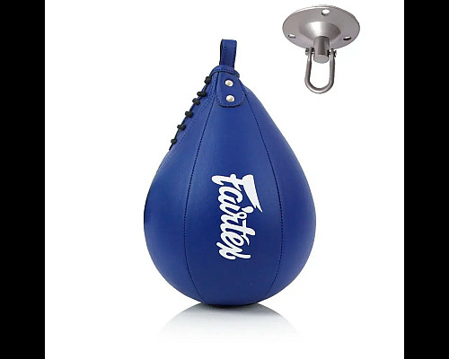 Пневмогруша боксерська з кріпленням Fairtex SB1 діаметр 12 см, синя