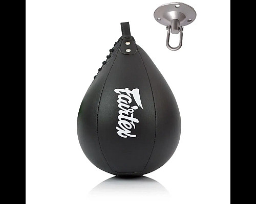 Пневмогруша боксерська з кріпленням Fairtex SB1 діаметр 12 см, чорна