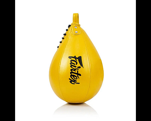 Пневмогруша боксерська з кріпленням Fairtex SB1 діаметр 12 см, жовта