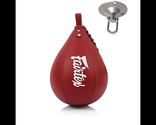 Пневмогруша боксерська з кріпленням Fairtex SB1 діаметр 12 см, червона