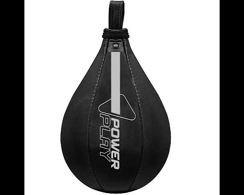 Пневмогруша боксерська PowerPlay 3061 Ultra Series діаметр 26 см, чорно-біла