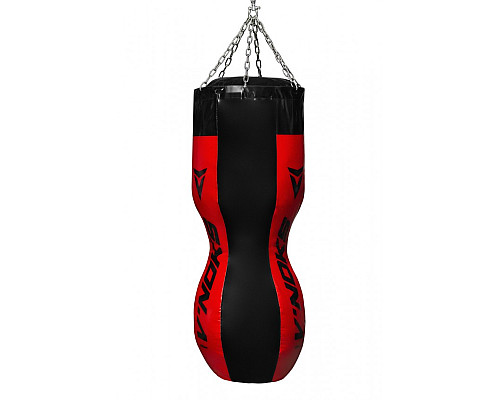 Мішок боксерський силует V`Noks 60092, чорно-червоний