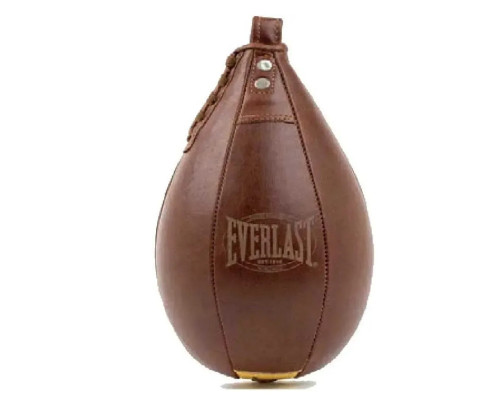 Боксерська груша Everlast 1910 SPEED BAG 15 x 23 см, коричнева