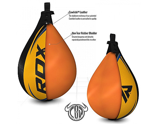 Пневмогруша боксерська RDX, чорно-золотиста