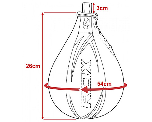 Пневмогруша боксерська RDX, чорно-золотиста