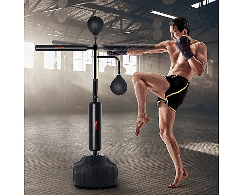 Боксерська груша з підставкою VEVOR, чорна