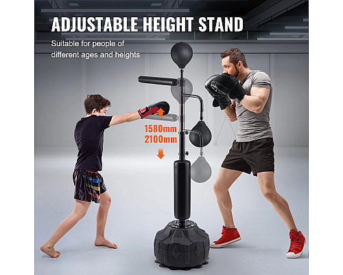 Боксерська груша з підставкою VEVOR, чорна