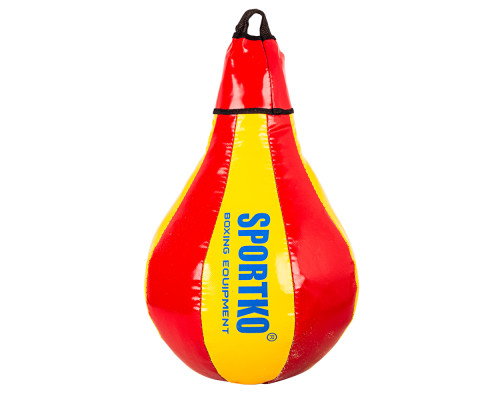 Боксерська груша SportKO GP1 - червоно-жовтий
