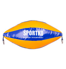 Боксерська груша SportKO GP2 - помаранчево-блакитний