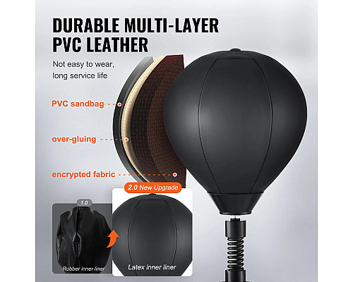 Боксерський тренажер настінний VEVOR, чорна