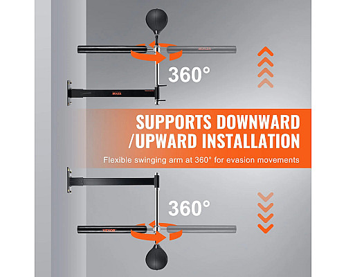 Боксерський тренажер настінний VEVOR, чорна