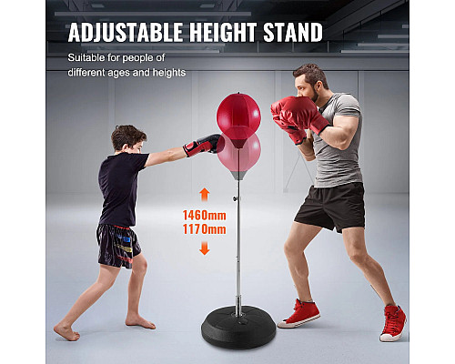 Боксерский набір VEVOR, чорно-червоний