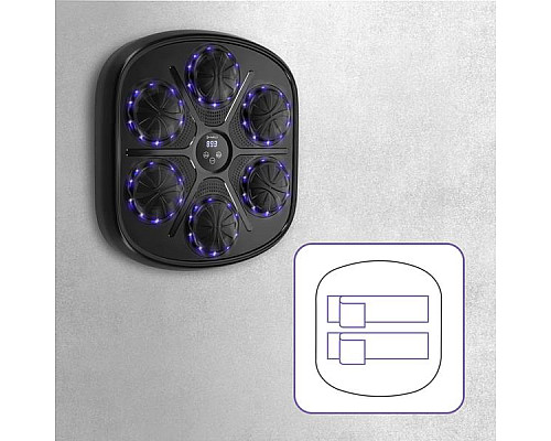 Мішень боксерська електронна HMS TB03 з рукавичками