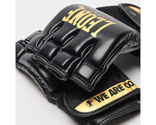 Рукавички MMA Leone DNA XL, чорно-золотисті