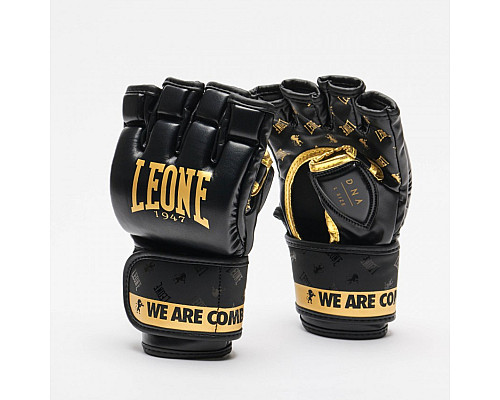 Рукавички MMA Leone DNA XL, чорно-золотисті