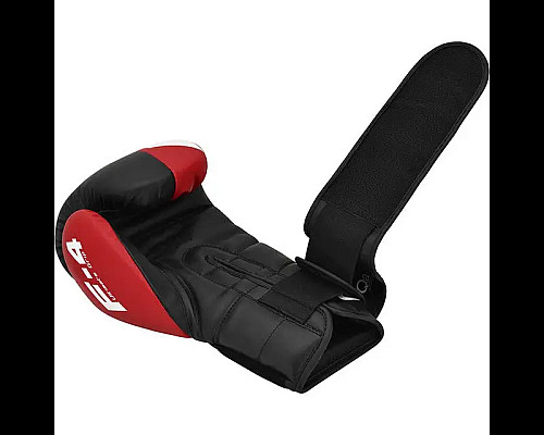 Рукавички боксерські з капою RDX REX F4 розмір 10 унцій, чорно-червоні