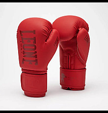 Рукавички боксерські Leone GN058 TONE X розмір 16 унцій, червоні