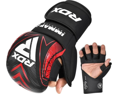 Боксерські рукавиці RDX GRAPPLING GLOVES SHOOTER IMMAF-1 унцій XXL, чорні