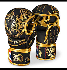Рукавички для ММА Phantom Muay Thai розмір S/M, чорно-золотисті