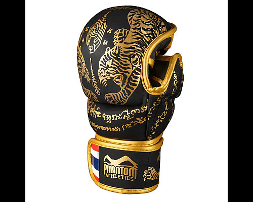 Рукавички для ММА Phantom Muay Thai розмір S/M, чорно-золотисті