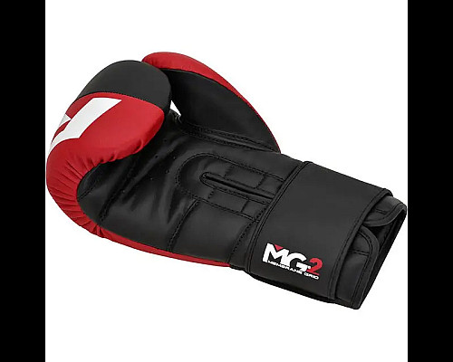 Рукавички боксерські з капою RDX REX F4 розмір 16 унцій, чорно-червоні
