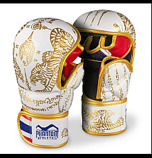 Рукавички для ММА Phantom Muay Thai розмір L/XL, біло-золотисті