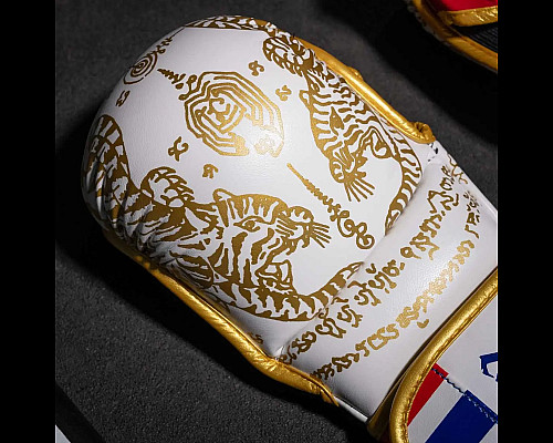 Рукавички для ММА Phantom Muay Thai розмір L/XL, біло-золотисті