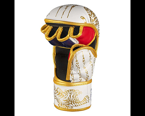 Рукавички для ММА Phantom Muay Thai розмір L/XL, біло-золотисті