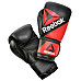 Pукавички боксерські Reebok Combat RSCB-10070RDBK розмір 12 унцій, чорно-червоні