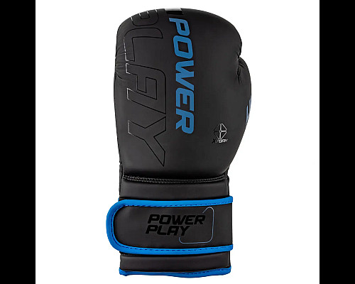 Рукавички боксерські PowerPlay 3024 Ultra Mat розмір 16 унцій, чорно-сині