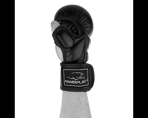 Рукавички для MMA PowerPlay 3026 розмір XL, чорні