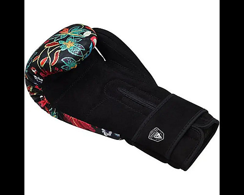 Рукавички боксерські з капою RDX FL-3 FLORAL розмір 12 унцій, чорні