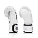 Рукавички боксерські шкіряні з бинтами Fairtex BGV1-ONE 14 унцій, білі