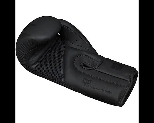 Рукавички боксерські з капою RDX F15 Noir Matte розмір 10 унцій, чорні