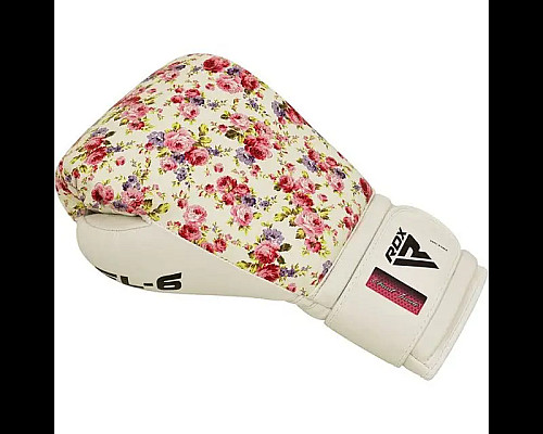 Рукавички боксерські з капою RDX  FL-6 розмір 8 унцій, білі