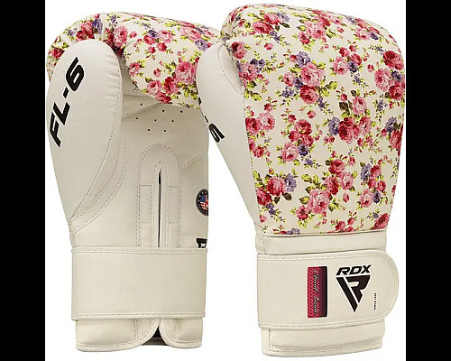 Рукавички боксерські з капою RDX  FL-6 розмір 8 унцій, білі