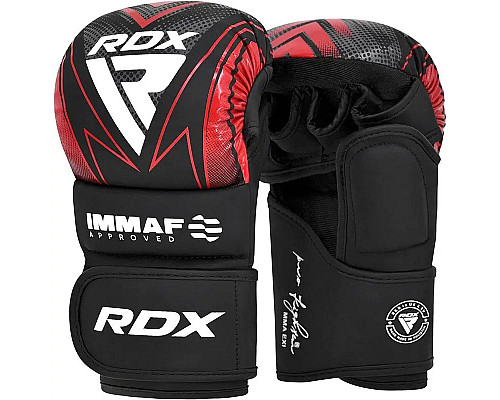 Рукавички греплінгові для ММА RDX розмір S, червоні