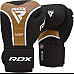 Рукавички боксерські з капою RDX AURA PLUS T-17 розмір 14 унцій, чорно-золотисті