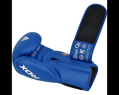 Рукавички боксерські з капою RDX AS2 розмір 12 унцій, сині