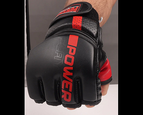 Рукавички для MMA PowerPlay 3093 розмір S, чорні