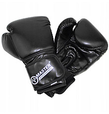 Рукавичики боксерські MASTER розмір 12 унцій, чорні