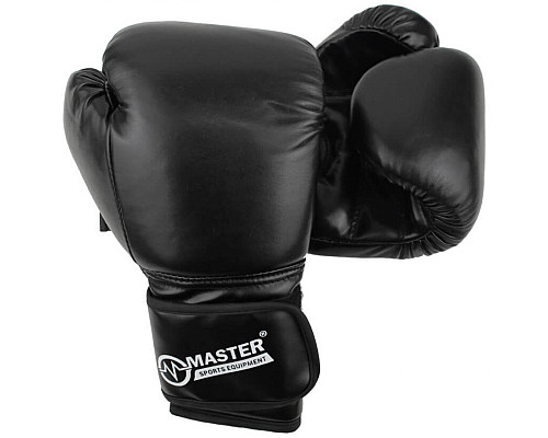 Рукавичики боксерські MASTER розмір 12 унцій, чорні