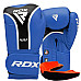 Рукавички боксерські з капою RDX AURA PLUS T-17 розмір 14 унцій, чорно-сині