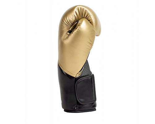 Рукавчики боксерські EVERLAST Elite розмір 10 унцій, чорно-золотисті