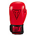 Рукавички боксерські з капою TITLE Boxing Vegan Fitness розмір 8 унцій, чорно-червоні